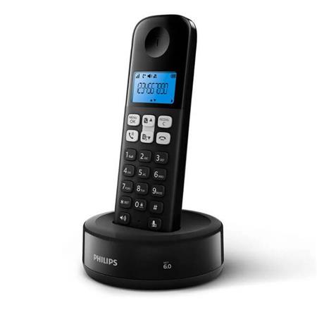 TELEFONO INAL PHILIPS D1311B/77 M.LIB NEGRO